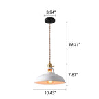 Modern Minimalist Macaroon Iron 1-light Pendant Light BulbSquare