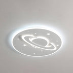 Lumendat Creative Cartoon Planet Star LED Round Flush Mount Ceiling Light Lumendat