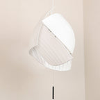 Contemporary Scandinavian Irregular Sail Fabric 3-light Pendant Light for Living Room BulbSquare