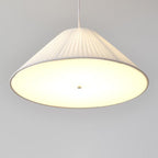 Contemporary Scandinavian Round Iron Acrylic Fabric 4/5 Light Pendant Light for Living Room BulbSquare