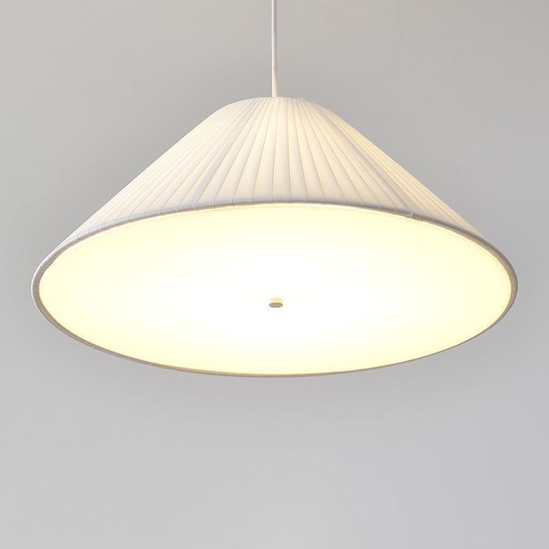 Contemporary Scandinavian Round Iron Acrylic Fabric 4/5 Light Pendant Light for Living Room BulbSquare