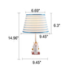 Lumendat Nordic Fun Cartoon Pattern Resin Fabric Children 1-Light Table Lamp Lumendat