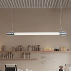 Contemporary Industrial Strip Aluminum Acrylic LED Island Light Chandelier for Dining Room modern luxury lighting fixture
