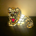 Tiffany Creative Animal Stained Glass 1-Light Decorative Table Lamp Lumendat