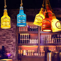Contemporary Industrial Colorful Bottle Resin 1-light Pendant Light Lumendat