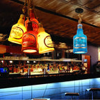 Contemporary Industrial Colorful Bottle Resin 1-light Pendant Light Lumendat