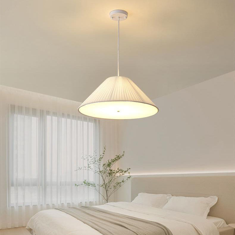 Contemporary Scandinavian Round Iron Acrylic Fabric 4/5 Light Pendant Light for Living Room BulbSquare
