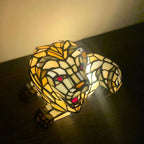 Tiffany Creative Animal Stained Glass 1-Light Decorative Table Lamp Lumendat