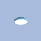 Nordic Macaron Diamond Geometry Iron Acrylic LED Flush Mount Ceiling Light BulbSquare