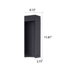 Simple Square Lawn Light Aluminum LED Outdoor Garden Path Lamp Lumendat
