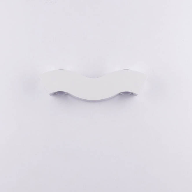 Modern Aluminum Wave LED Waterproof Outdoor Wall Sconce Lamp Lumendat