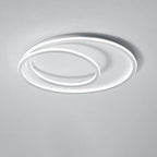 Nordic Minimalist Double Circle LED Flush Mount Ceiling Light Lumendat