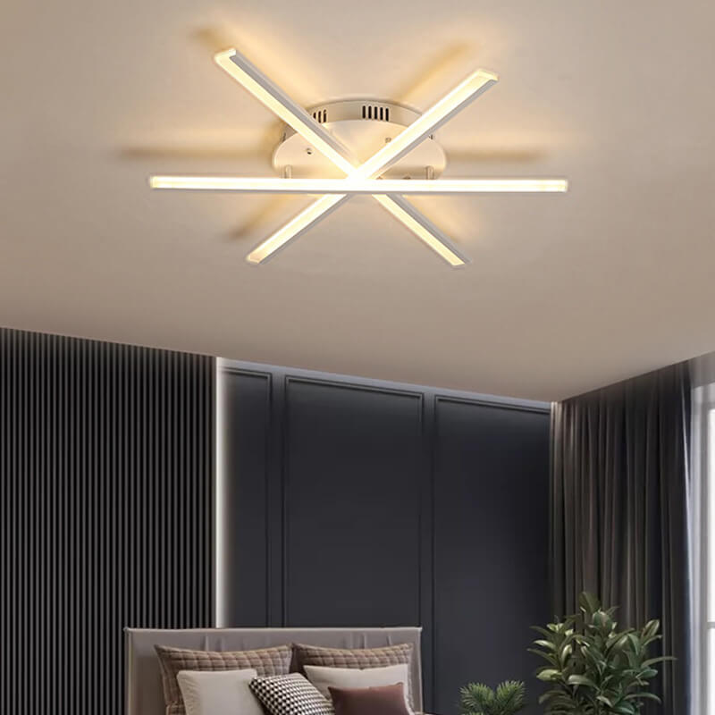 Nordic Creative Line 1-light LED Semi-flush Mount Ceiling Light
