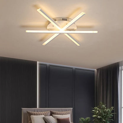 Nordic Creative Line 1-light LED Semi-flush Mount Ceiling Light