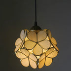 Vintage Stained Glass Petal 1-light Pendant Light Lumendat