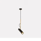 Modern Minimalist Gold 1-light LED Spotlight Pendant Light Lumendat