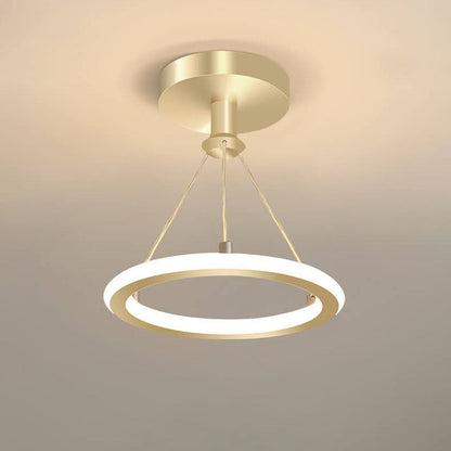 Modern Simple Circle LED 1-Light Pendant Light