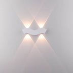 Modern Aluminum Wave LED Waterproof Outdoor Wall Sconce Lamp Lumendat
