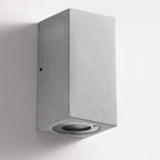 Industrial Cement Square Outdoor 1-Light Waterproof Wall Sconce Lamp Lumendat