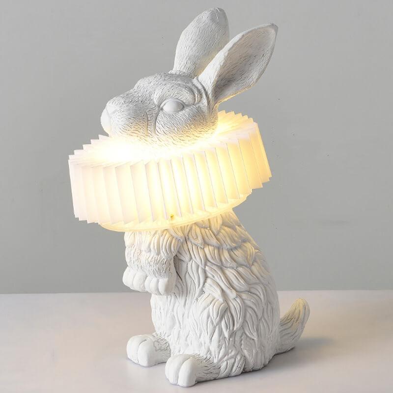 Modern Creative Resin Rabbit LED 1-Light Table Lamp Lumendat