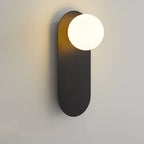 Nordic Minimalist Glass Ring Base 1-Light Wall Sconce Lamp