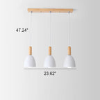 Nordic Minimalist Macaron Solid Color 1/3-light Chandelier Lumendat