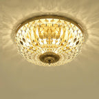 Vintage Round Crystal 4/6 Light Flush Mount Ceiling Light Lumendat
