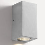 Industrial Cement Square Outdoor 1-Light Waterproof Wall Sconce Lamp Lumendat