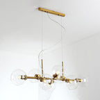 Modern Glass Magic Bean 8-light LED Chandelier BulbSquare