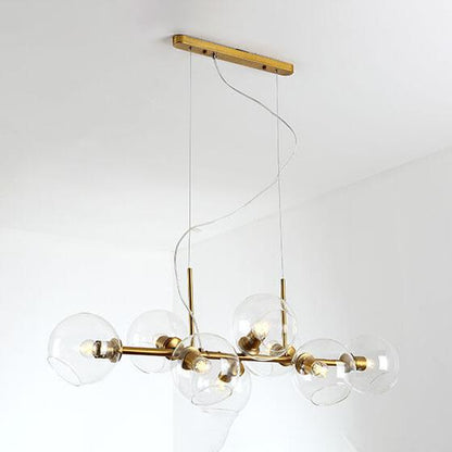 Modern Glass Magic Bean 8-light LED Chandelier