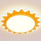 Creative Cartoon Sun Shaped LED Flush Mount Ceiling Light Lumendat
