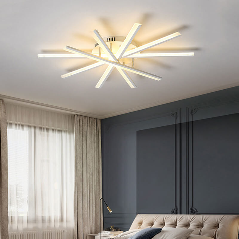 Nordic Creative Line 1-light LED Semi-flush Mount Ceiling Light