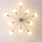 Modern Branches Metal 6/8/10-light Semi-flush Mount Ceiling Light