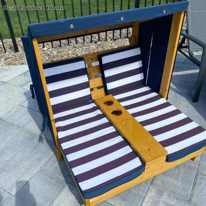 Lumendat Contemporary Creative Rectangular Kids Polyester Fabric Solid Wood Recliner Backrest For Outdoor Lumendat