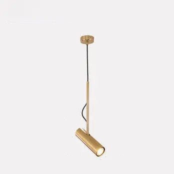 Modern Minimalist Gold 1-light LED Spotlight Pendant Light Lumendat