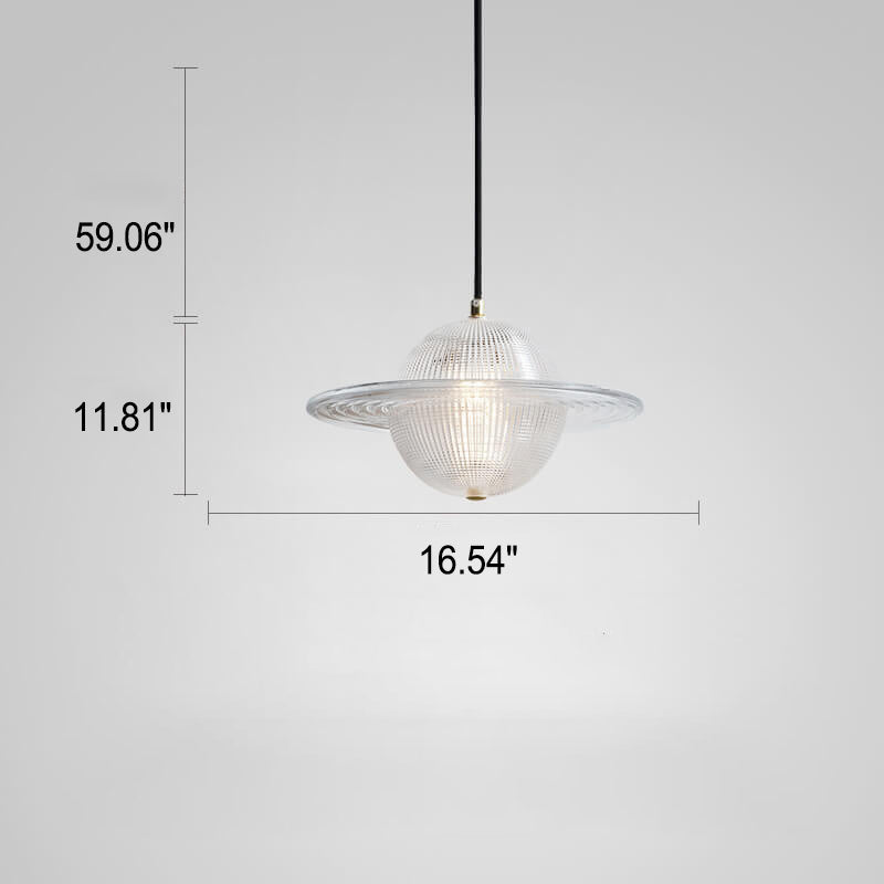Nordic Glass Creative Planet Design LED Pendant Light