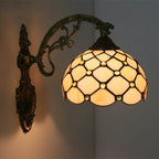 Tiffany European Half Round Glass 1-Light Wall Sconce Lamp