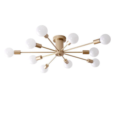 Modern Branches Metal 6/8/10-light Semi-flush Mount Ceiling Light
