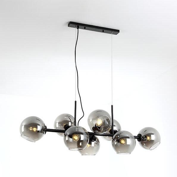 Modern Glass Magic Bean 8-light LED Chandelier BulbSquare