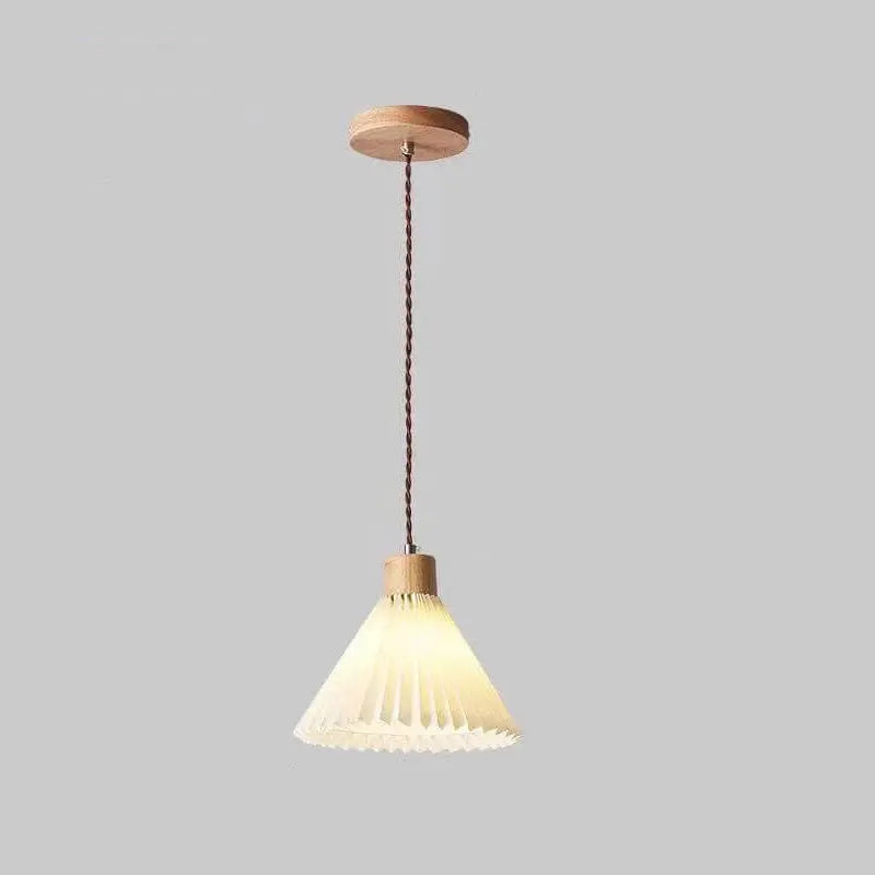 Nordic Minimalist Pleated Shade 1-light Pendant Light Lumendat