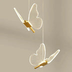 Minimalist Acrylic Butterfly LED Pendant Light Lumendat