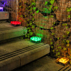 Solar LED Ice Brick Waterproof Glass Ground Light Garden Light Lumendat
