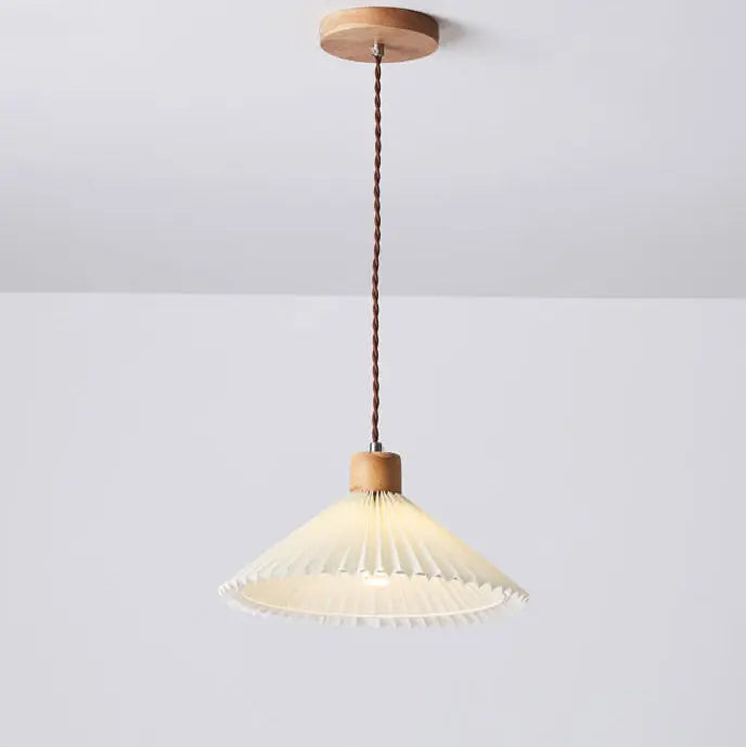 Nordic Minimalist Pleated Shade 1-light Pendant Light Lumendat