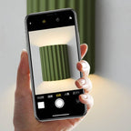 Macaron Resin Striped Half Cylinder 1-Light Wall Sconce Lamp