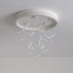 Modern Creative Cartoon Round Bird / Skirt Hanging LED Flush Mount Ceiling Light Lumendat
