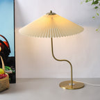 Retro Pleated Umbrella Shaped 1-Light Decorative Table Lamp Lumendat