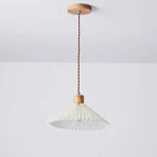 Nordic Minimalist Pleated Shade 1-light Pendant Light Lumendat