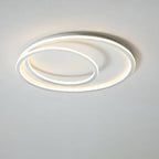 Nordic Minimalist Double Circle LED Flush Mount Ceiling Light Lumendat