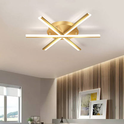 Nordic Creative Line 1-light LED Semi-flush Mount Ceiling Light