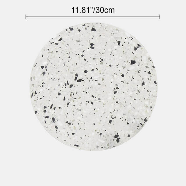 European Modern Round Textured Marble LED Wall Sconce Lamp Lumendat